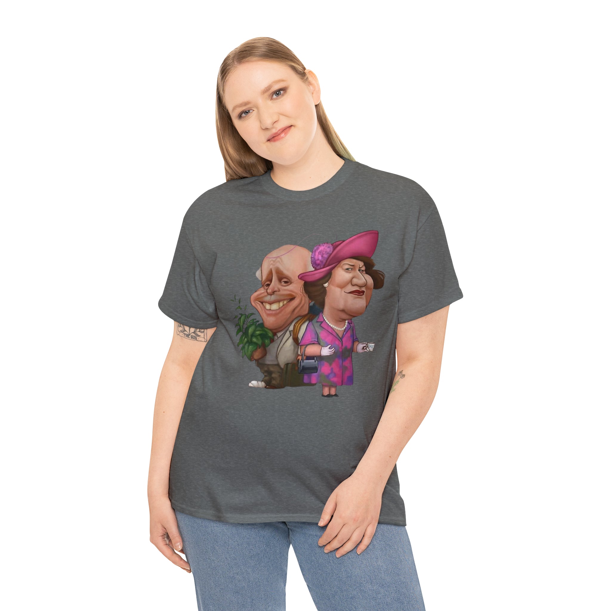 Keeping Up Appearances 90's TV Show-Unisex Heavy Cotton T-Shirt - Creations by Chris and Carlos